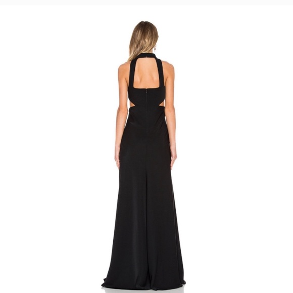 NEW Jill Stuart Cutout Black Maxi Gown - Picture 3 of 5